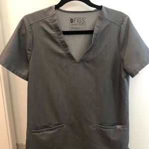 FIGS Graphite Grey Scrub Set Size S